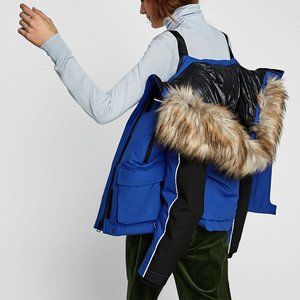 Zara EXTRA WARM DOWN FEATHER PARKA Ski Jacket Coat